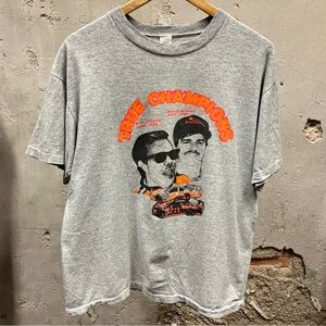 Nascar Vintage 1990s Memorial Davey Allison Alan Kalwicki Racing T-Shirt XL 80s